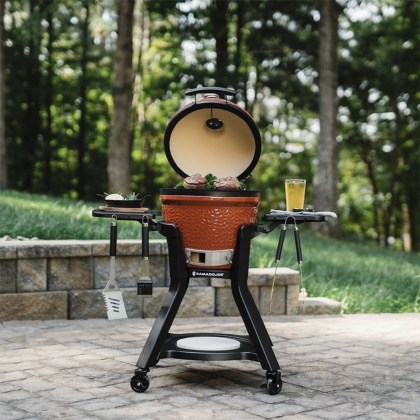 Kamado Joe Jr Καρότσι με ράφια (6)